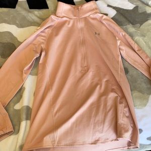Pink Under Amrour Quarter Zip